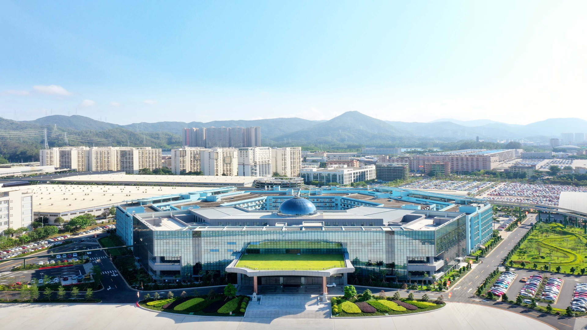 Photograph of BYD headquarters